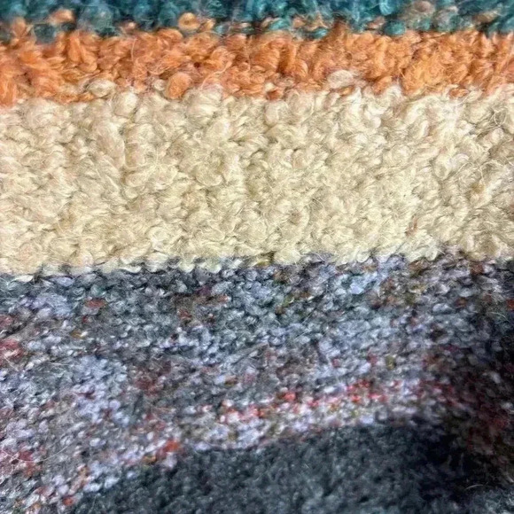 Anthropologie Moth Murray Striped Cowl Neck Sweater Wool Mohair Blend Size XS - Picture 7 of 9